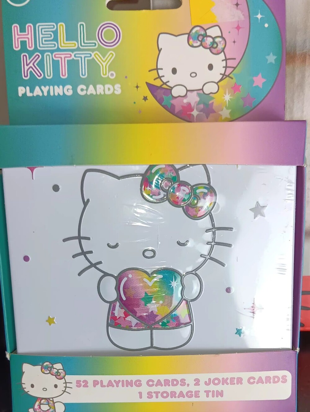 Hello Kitty Inflatable Figure with Red Bow & Blue Dress Cards Included. - Picture 3 of 5